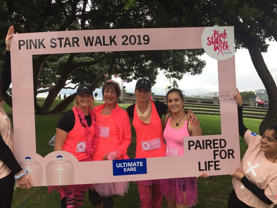 Vivienne at the Pink Star Walk