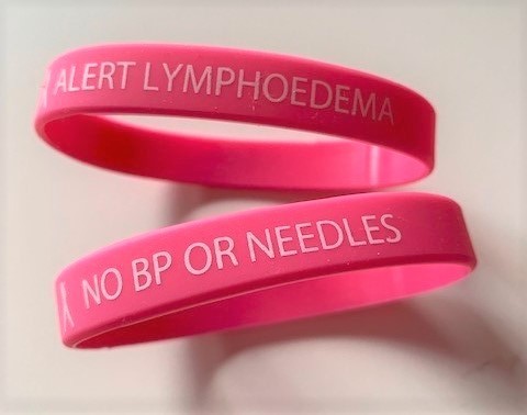 Lymphoedema alert bracelets