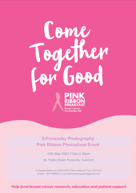 S.Ponsonby Photography Pink Ribbon Photoshoot Event
