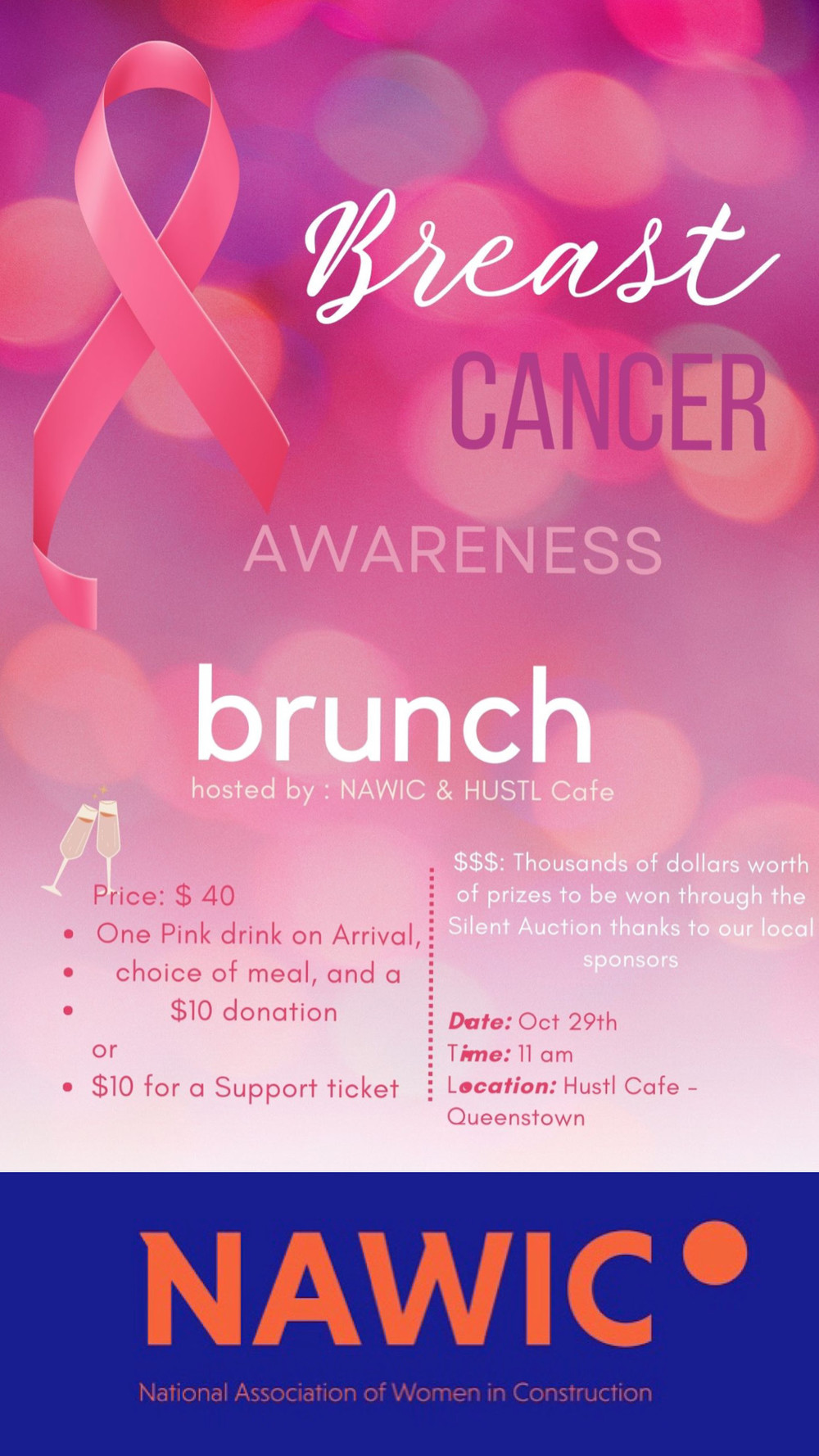 Breast cancer awareness brunch