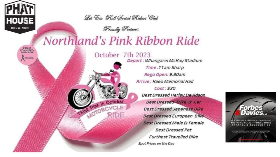 Pink Ribbon Ride Northland