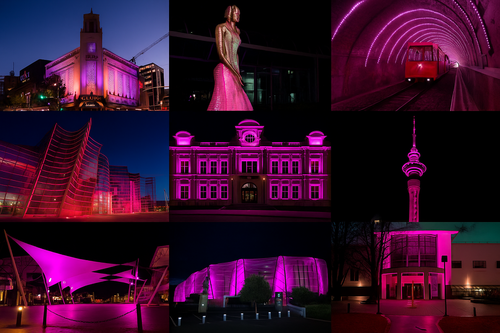 New Zealand's pink glow-up for Breast Cancer Awareness Month