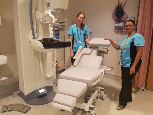 South Auckland patients & staff delighted with new breast biopsy chair