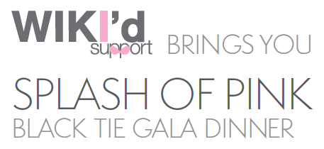 Splash of Pink Black Tie Gala Dinner